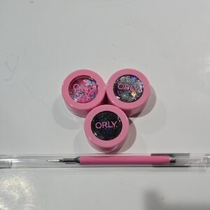 NWT Orly Wax Nail Charms Set Of 3 And Wax Charm Applicator